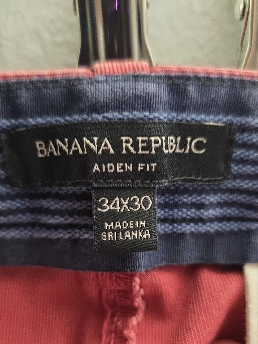 Banana Republic Straight-Leg Chinos in Rose